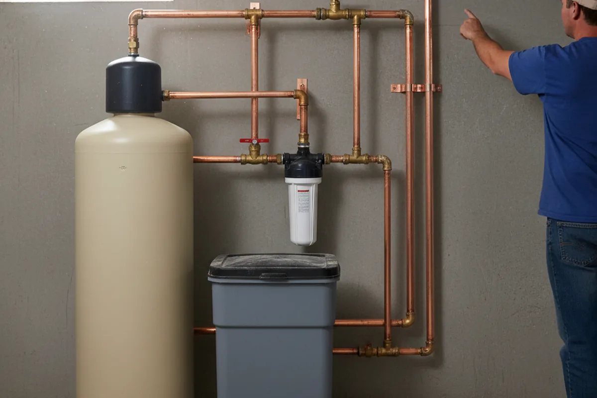 Whole-house water treatment system installed in Turney